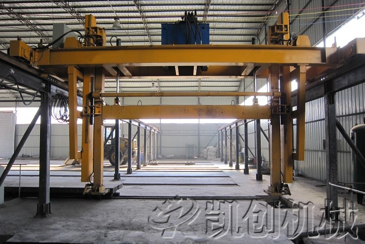 贵州从江加气混凝土生产线生产现场