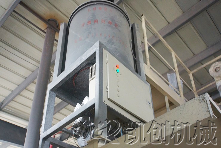 河南新郑加气混凝土设备生产现场