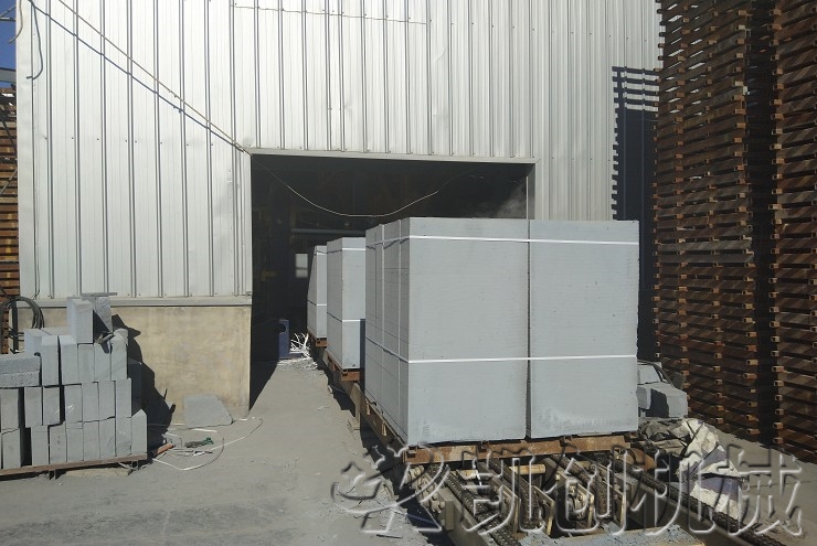 贵州从江加气混凝土生产线生产现场