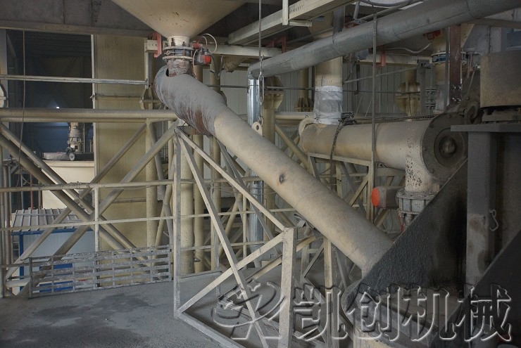 贵州从江加气混凝土生产线生产现场