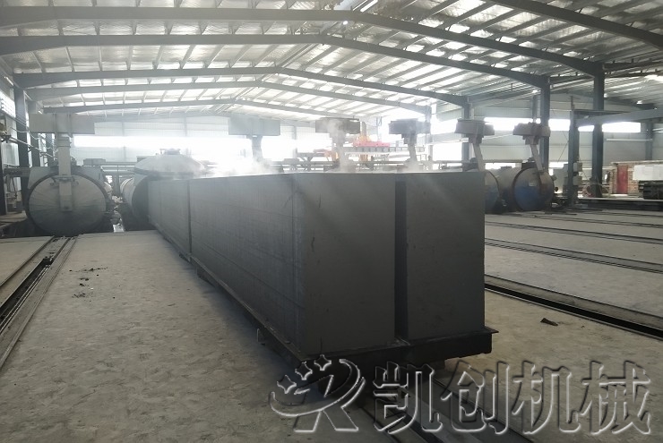 贵州从江加气混凝土生产线生产现场