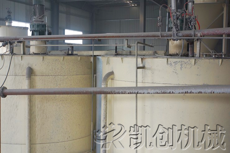 甘肃酒泉加气块设备生产现场