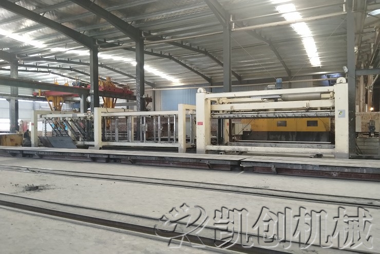 贵州从江加气混凝土生产线生产现场