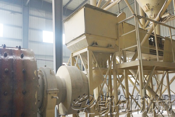 云南永平加气块设备生产现场