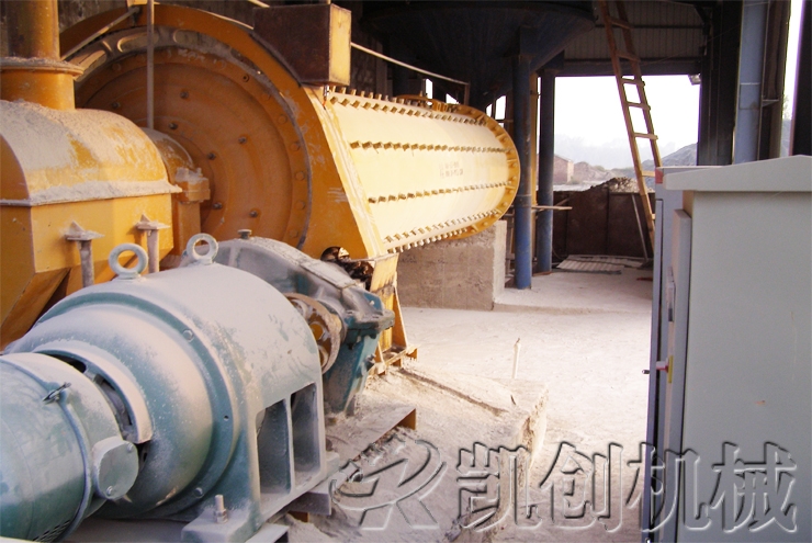 云南永平加气块设备生产现场