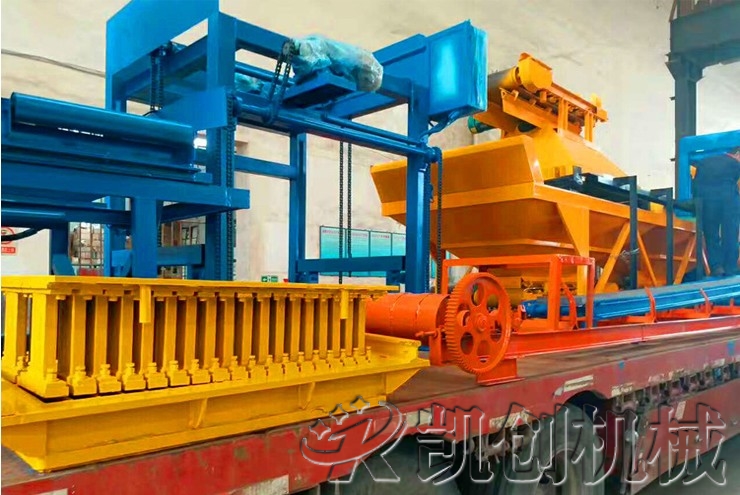 贵州路面砖生产线发货图