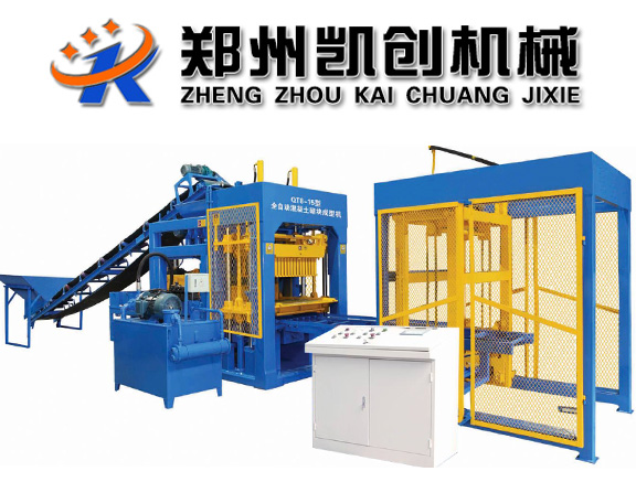 出口坦桑尼亚免烧砖机-免烧砖机生产现场