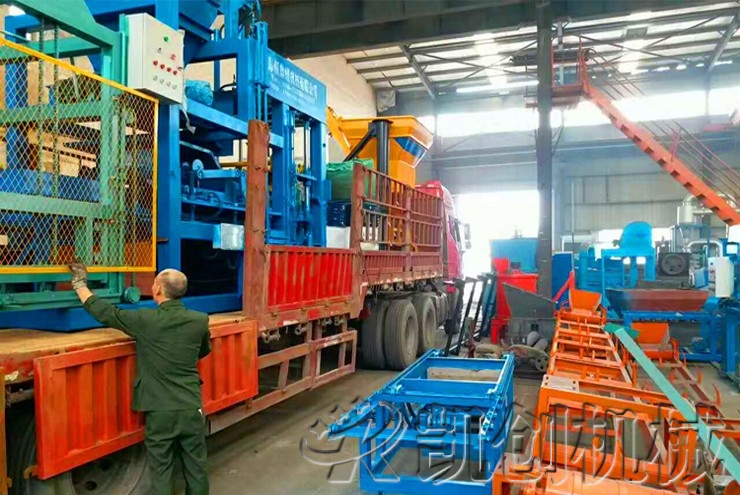 贵州路面砖生产线发货图