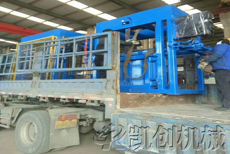 发往贵州六盘水水泥砖生产线发货图