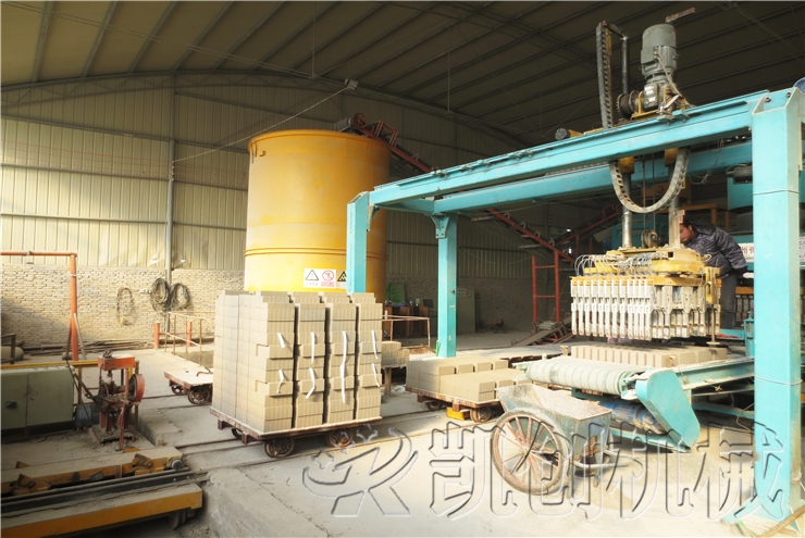 陕西宝鸡年产4000万蒸压粉煤灰砖生产线