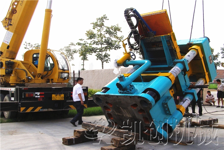 湖北襄樊年产3500万蒸养砖生产线发货现场