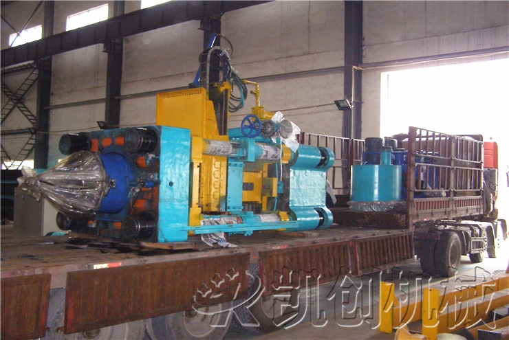 湖北襄樊年产3500万蒸养砖生产线发货现场