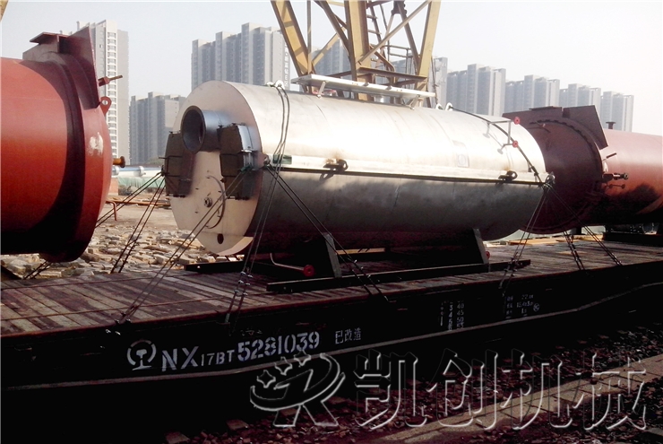 发往俄罗斯蒸压砖生产线大件设备陆运
