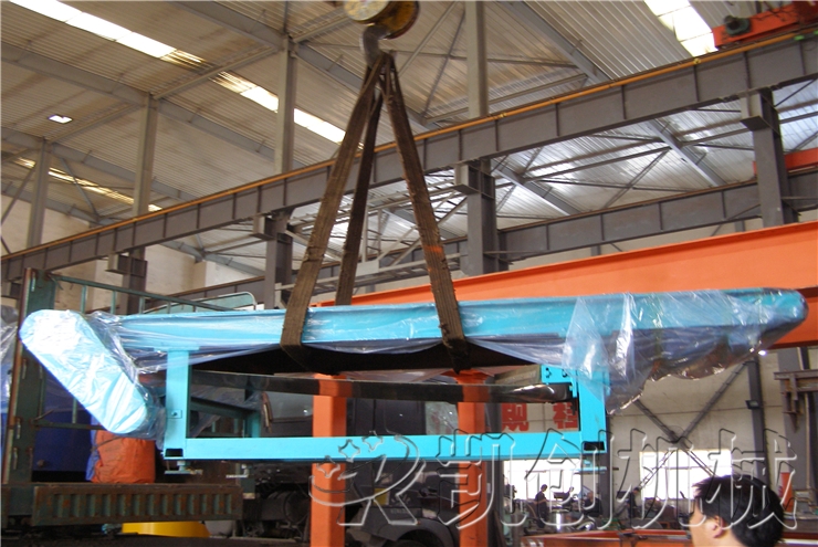 山西大同粉煤灰蒸压砖生产线辅机发货现场