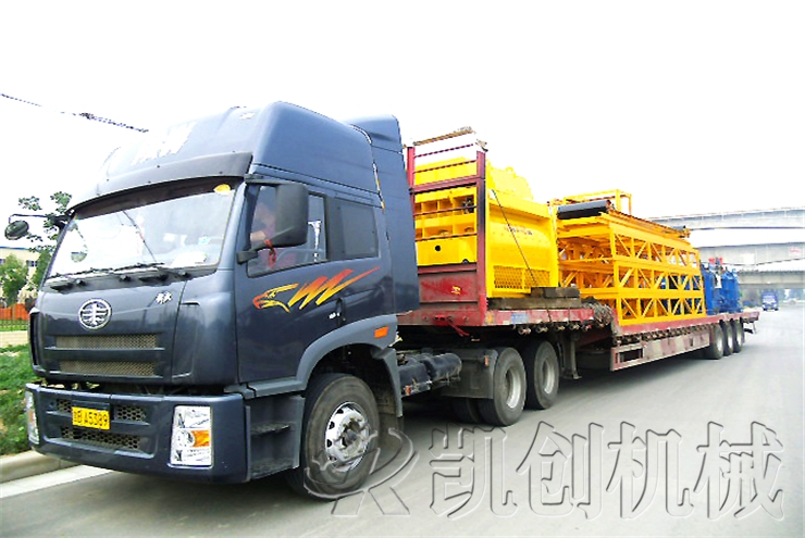 新疆大型灰砂砖机发货现场