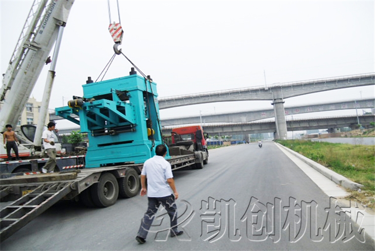 甘肃大型全自动制砖生产线发货现场