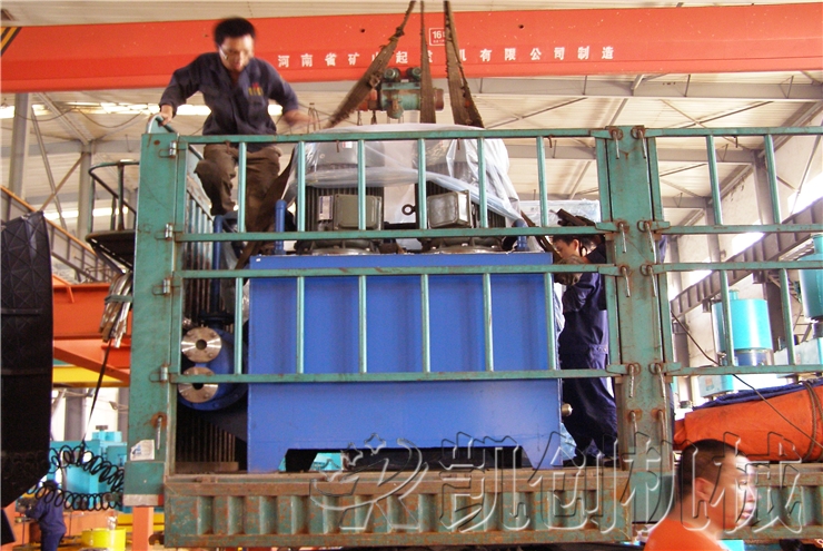 山西大同粉煤灰蒸压砖生产线辅机发货现场