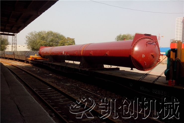 发往俄罗斯蒸压砖生产线大件设备陆运