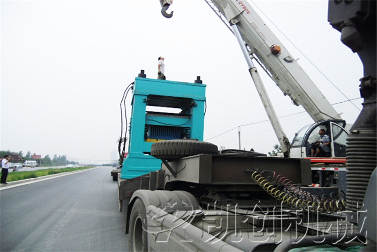 甘肃大型全自动制砖生产线发货现场