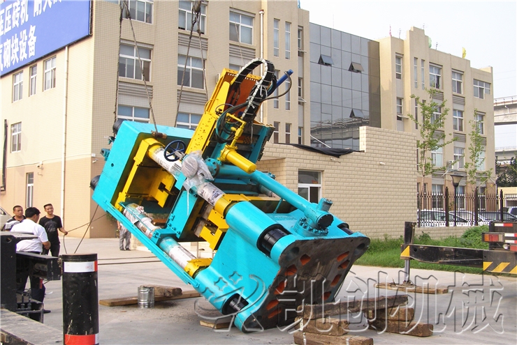 湖北襄樊年产3500万蒸养砖生产线发货现场