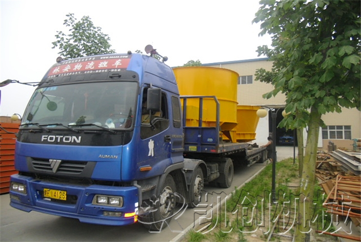 甘肃大型全自动制砖生产线发货现场