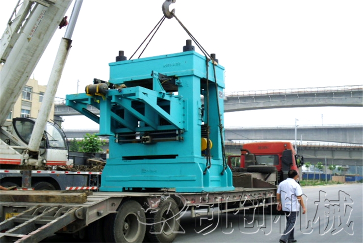 新疆大型灰砂砖机发货现场