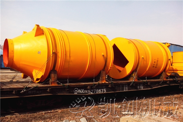 消解仓-发往俄罗斯蒸压砖生产线大件设备陆运