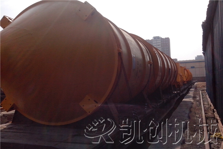 发往俄罗斯蒸压砖生产线大件设备陆运