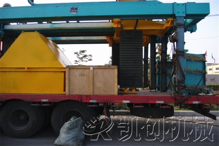 山西粉煤灰蒸压砖生产线设备发货现场