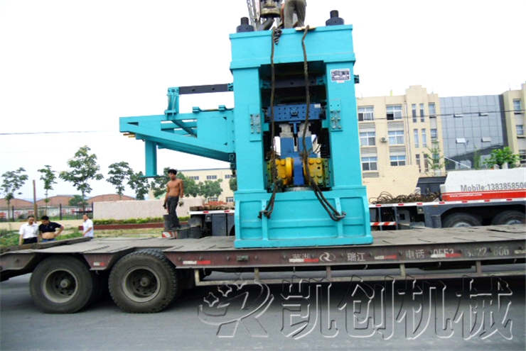 新疆大型灰砂砖机发货现场