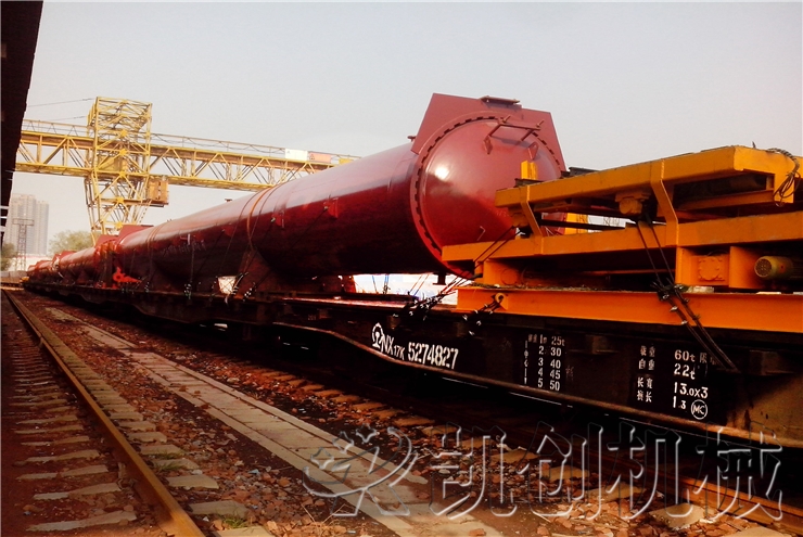 发往俄罗斯蒸压砖生产线大件设备陆运