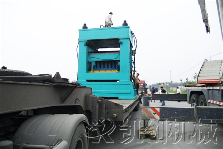 甘肃大型全自动制砖生产线发货现场